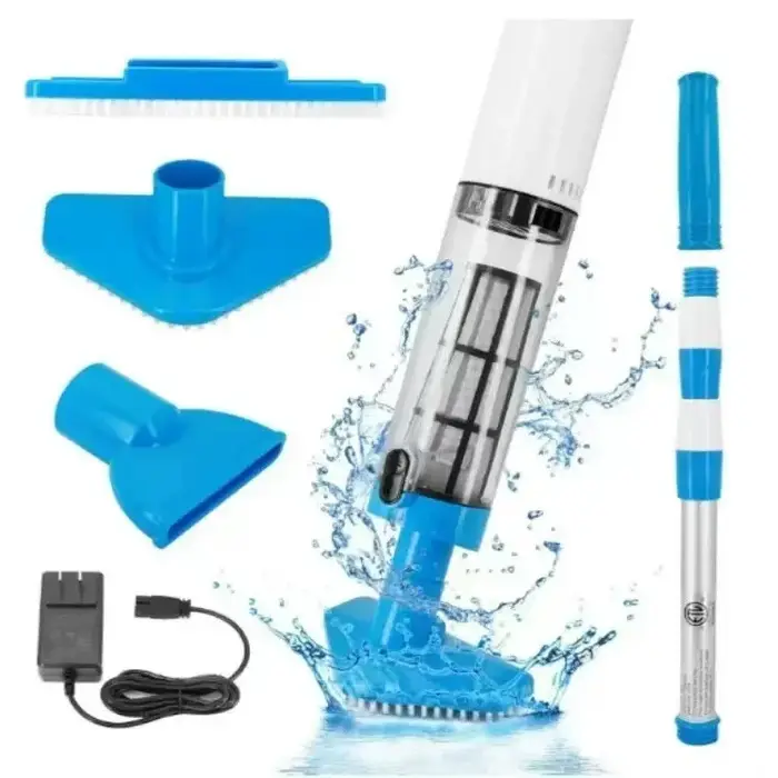 Aspirateur de piscine sans fil haut de gamme pour nettoyage de piscines pour bébés, spas et bassins 