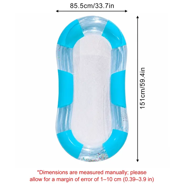 Transat gonflable pour piscine