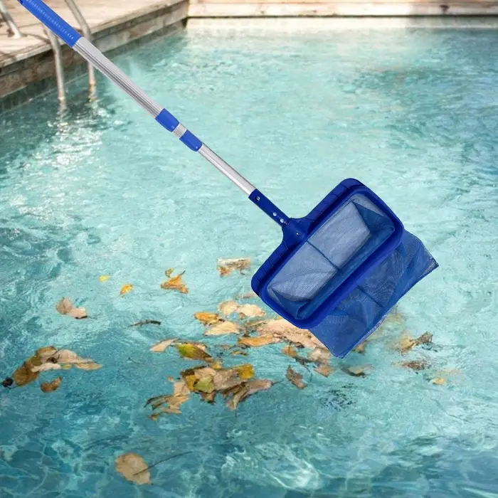 Râteau à feuilles sac profond filets de nettoyage de piscine professionnels écumoire à déchets maille SPA