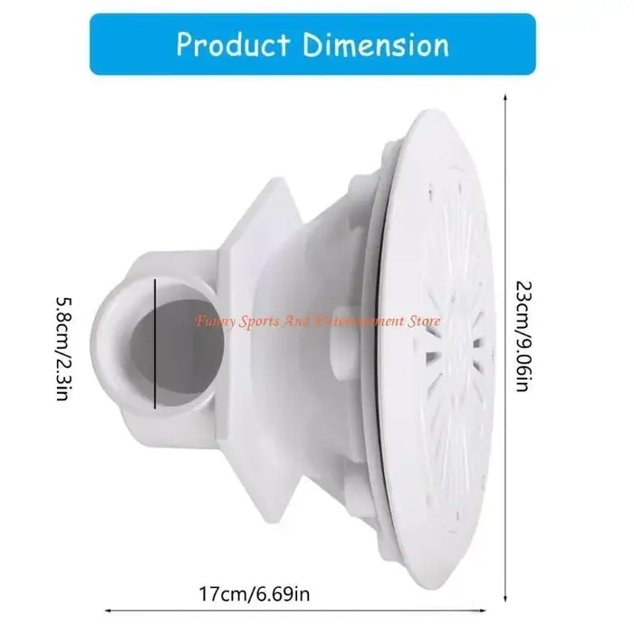 C4DE couvercle vidange piscine amovible