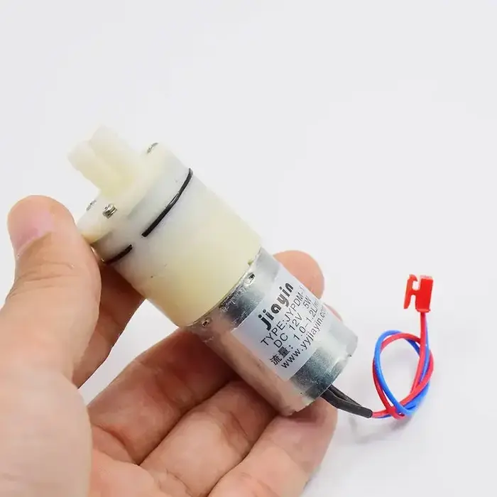 Mini pompe à eau à moteur 370 à grand débit, DC 6V 9V 12V, petite pompe à eau à diaphragme auto-amor