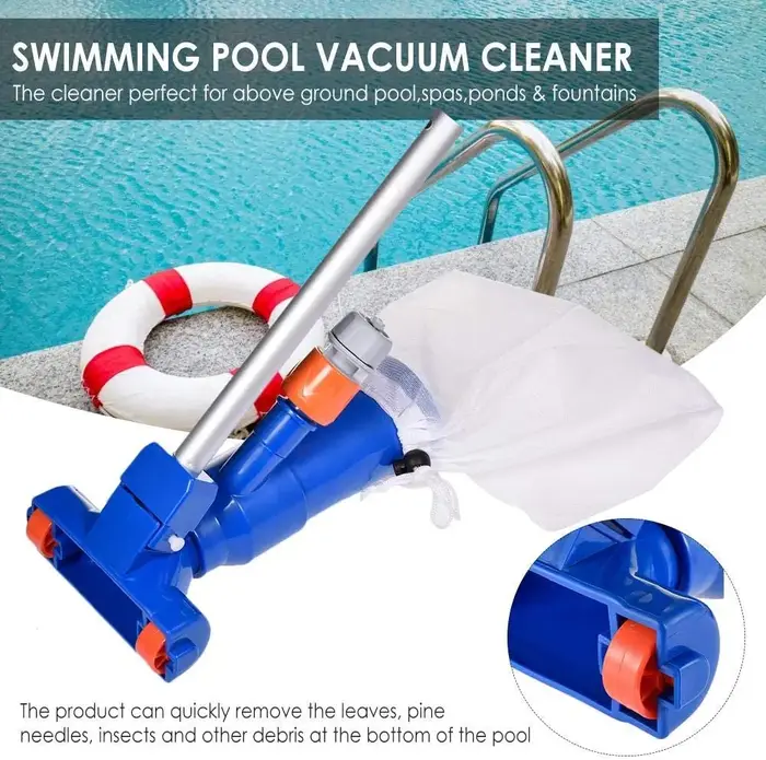 Aspirateur de piscine portable pour l'élimination rapide des débris