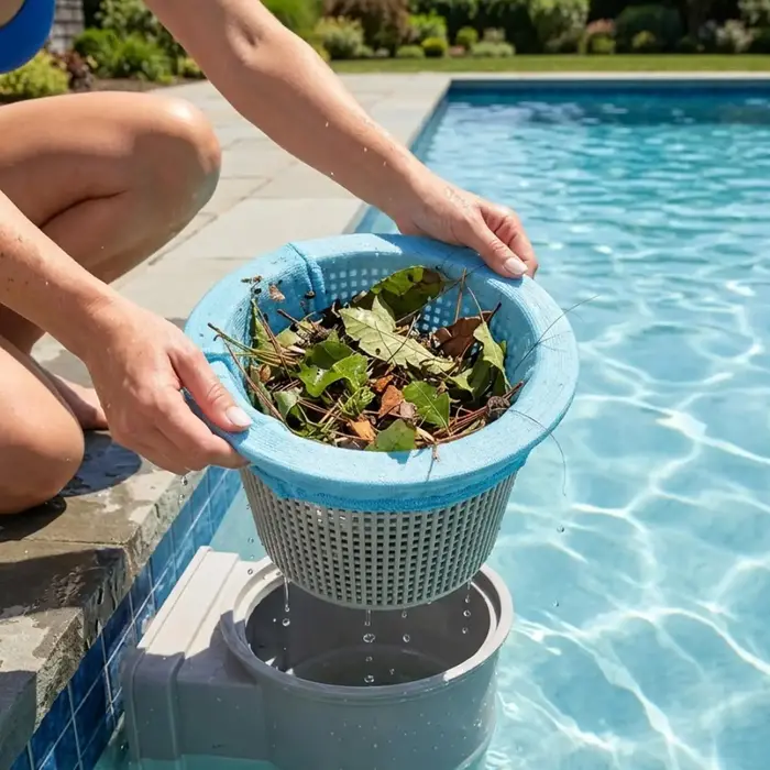 Sac filtrant élastique pour piscine