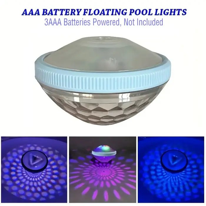Lumières de piscine flottantes