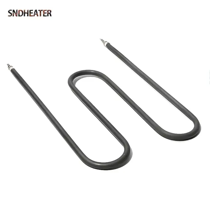 SNDHEATER 230V 1200W Élément chauffant électrique en forme de W/M 2U Vert en acier inoxydable 304