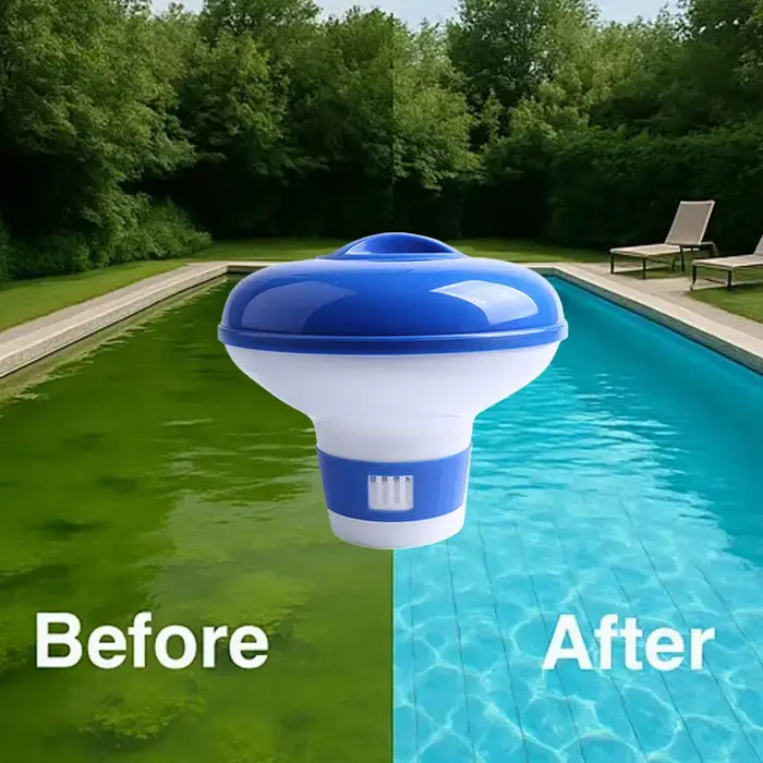 Flotteur distributeur automatique de produits chimiques pour piscine