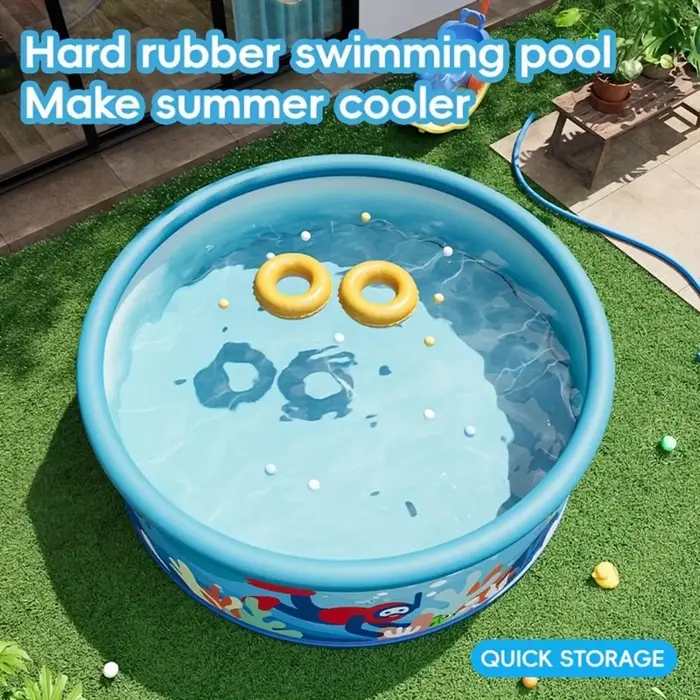 Piscine circulaire non gonflable
