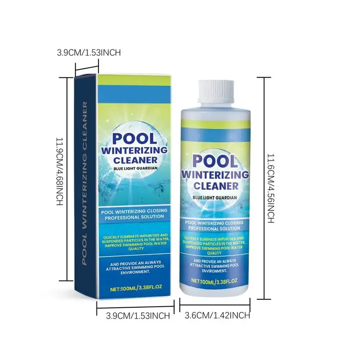 Clarifiant d'eau de piscine 100ml, floculant à action rapide, nettoyant pour piscine, élimination de