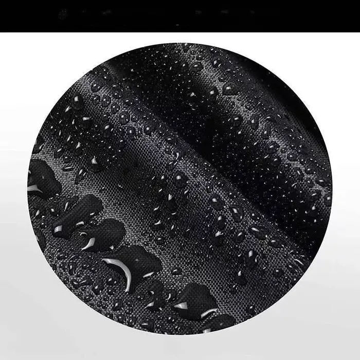 Couverture de piscine ronde noire en tissu Oxford durable