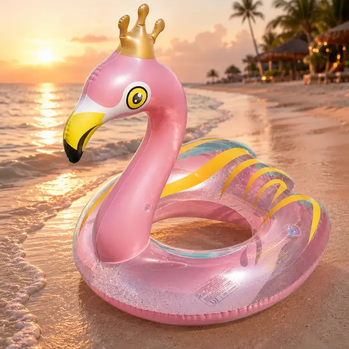 1PC Flotteur gonflable flamant rose pour piscine