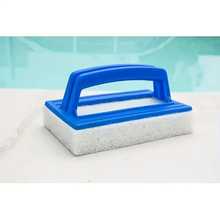 Brosse de nettoyage pour piscine, brosse éponge pour fond et parois de piscine, outil de nettoyage p