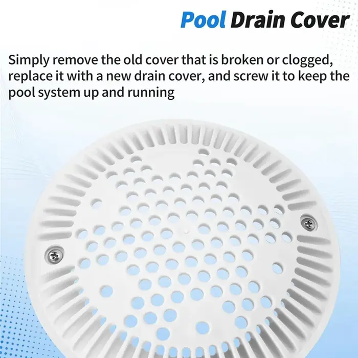 Kit de couvercle et de cadre de vidange de piscine au sol Y67A-WG1030AVPAK2
