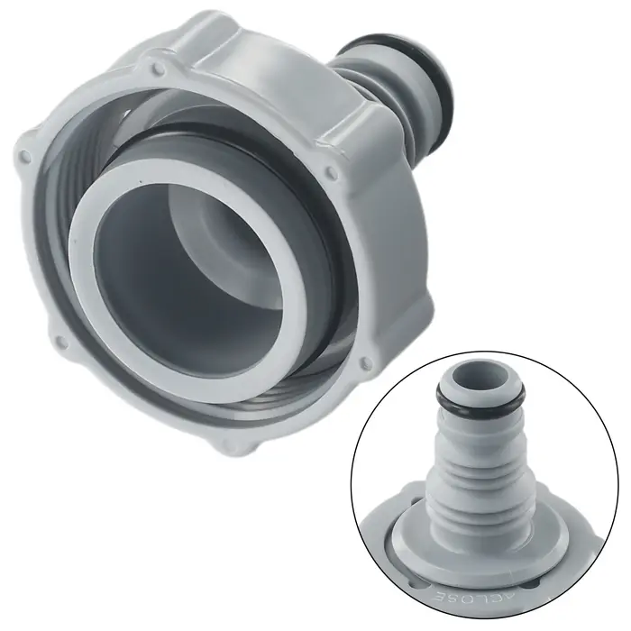 Valve de vidange de piscine P6H1419 compatible avec les raccords adaptateurs de tuyau pour le drainage des lignes de