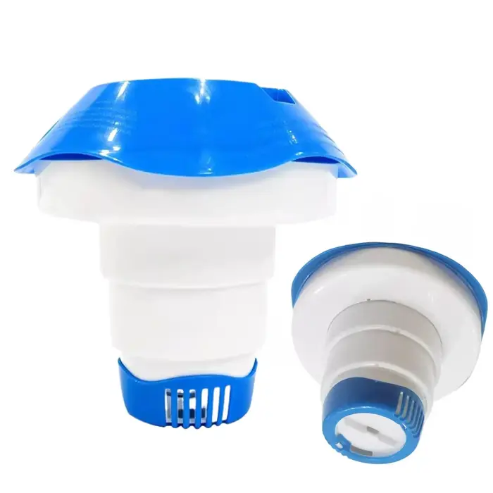 Flotteur de piscine pour pastilles de chlore, support de chlore réglable de 5 pouces pour piscine, a