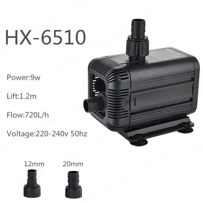 Pompe submersible HAILEA HX-6510 6520 6530 6540 6550 pour fontaine de rocaille, mur d'eau, aménageme