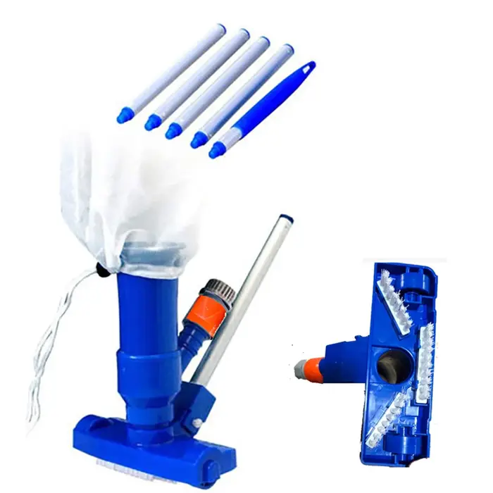 Nouvel ensemble d'outils de nettoyage portable pour piscine avec poignée