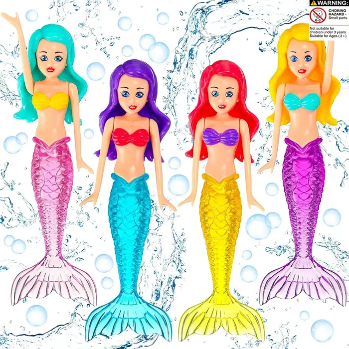 Jouets de plongée sirène de haute qualité, jouets de bain sirène, jouets de piscine sirène, jeux de 