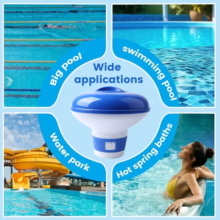 Distributeur flottant de chlore et de brome pour piscine
