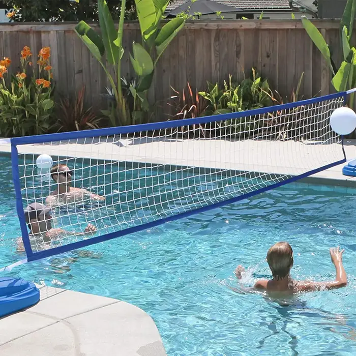 Filet de volley-ball portable pour piscine