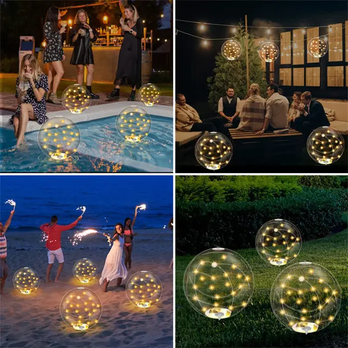 1 pièce de lumières flottantes féériques pour piscine