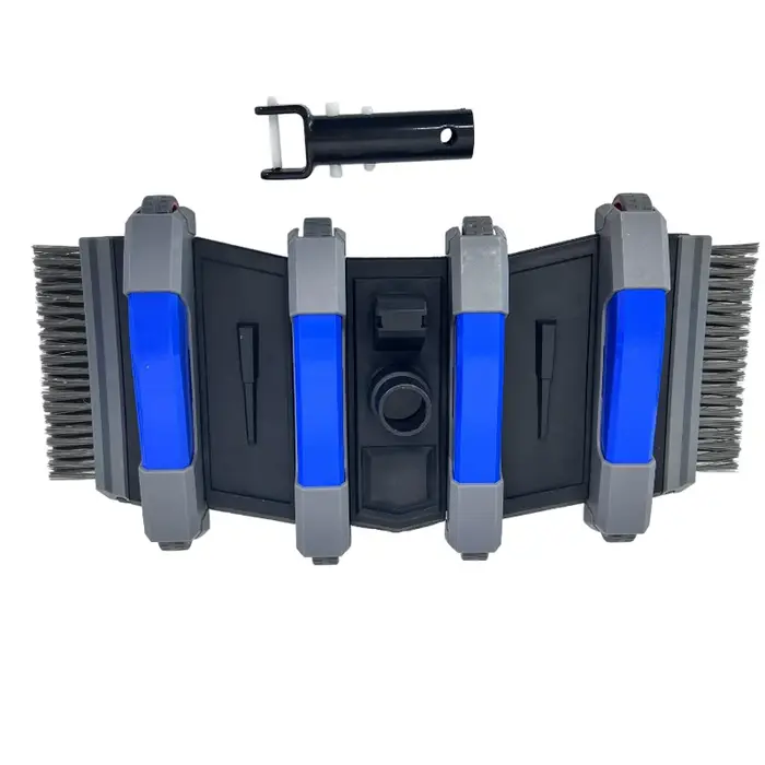 Tête d'aspirateur pour piscine de 17,5 pouces avec brosse et roue d'aspiration - Accessoires pour pi