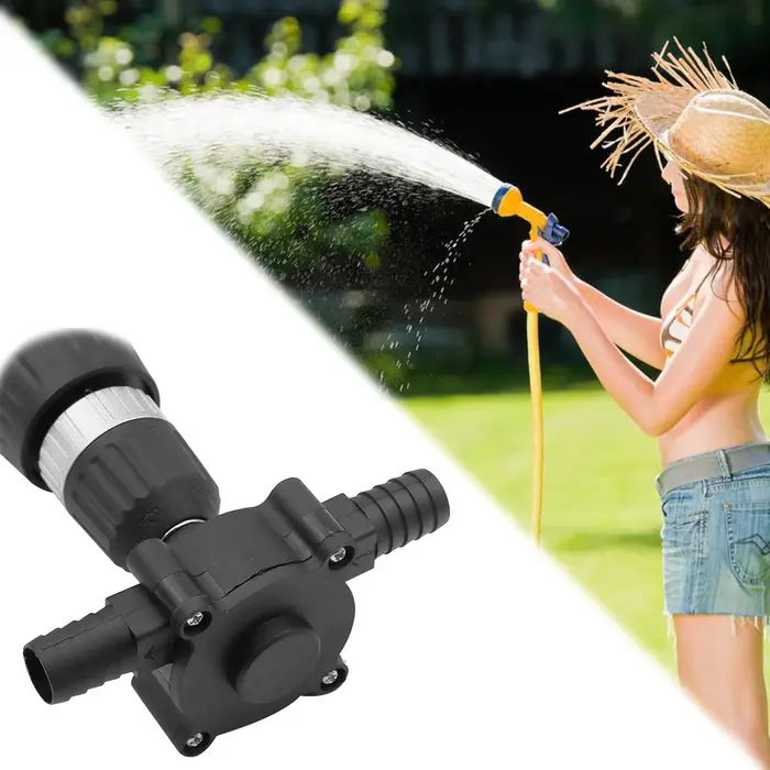 Pompe de transfert de liquide électrique portable auto-amorçante pour eau et autres liquides