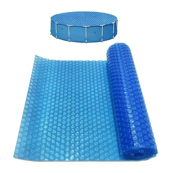 Couverture de piscine solaire de retenue rectangulaire