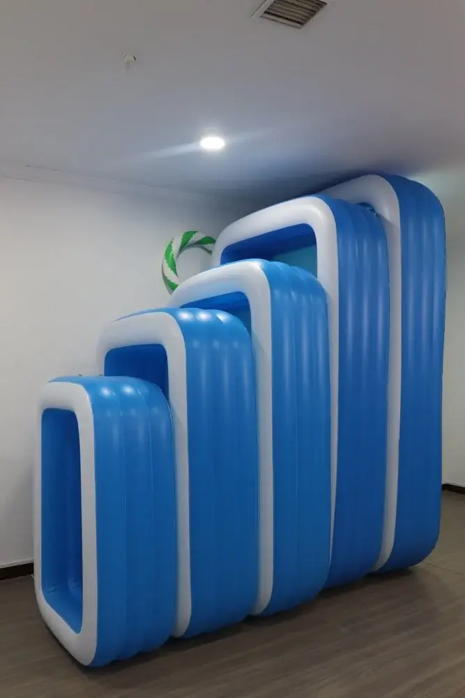 Grande piscine gonflable pour le plaisir familial, intérieur et extérieur