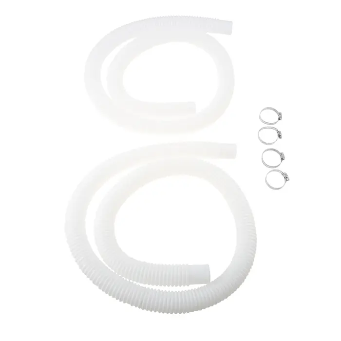 Tuyau de pompe de filtration de piscine de 59 pouces + pinces en acier de 1