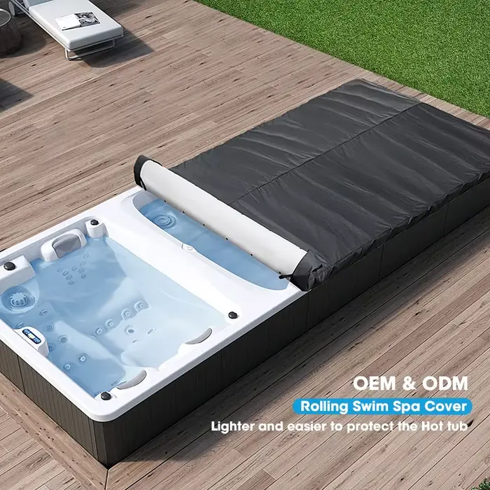 Nouveau 100% couverture de piscine enroulable imperméable