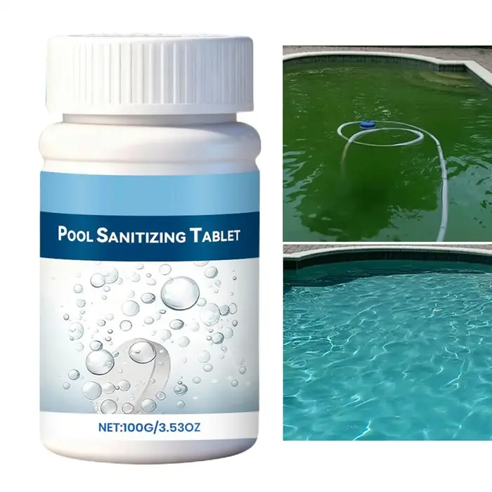 Poudre nettoyante pour piscine
