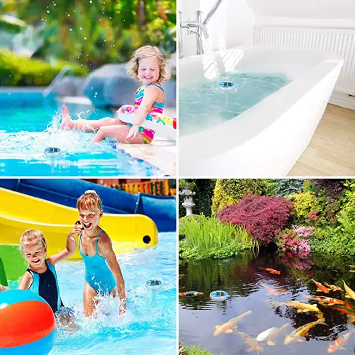 Thermomètre solaire étanche pour piscine