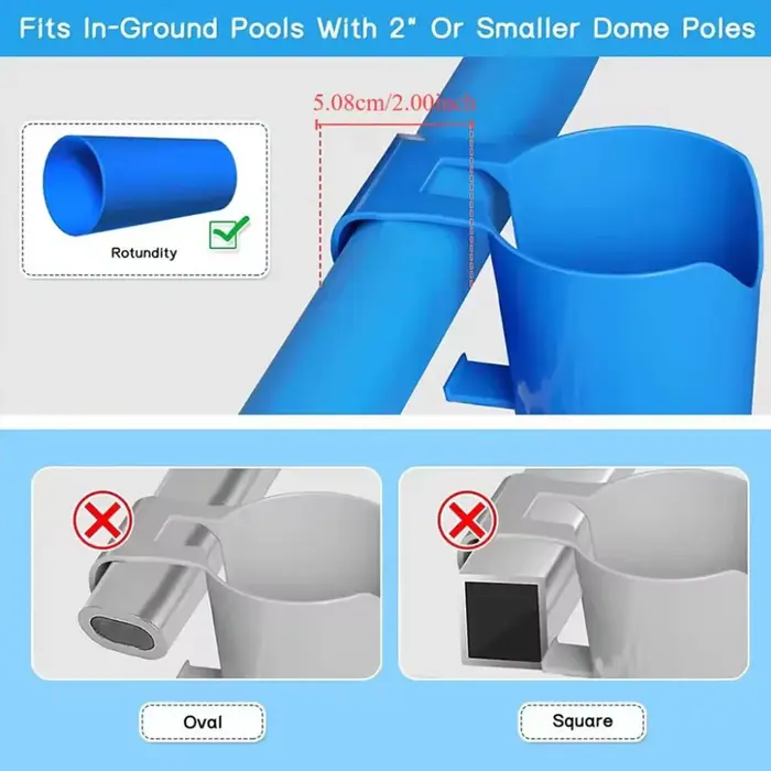 Support de rangement pour piscine