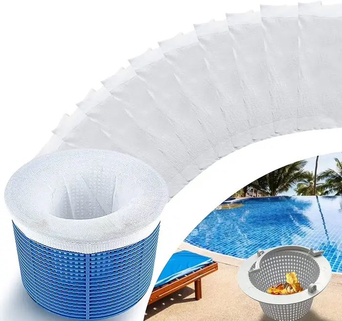 Sacs filtrants réutilisables pour aspirateur de piscine, sacs filtrants à mailles ultra fines pour n