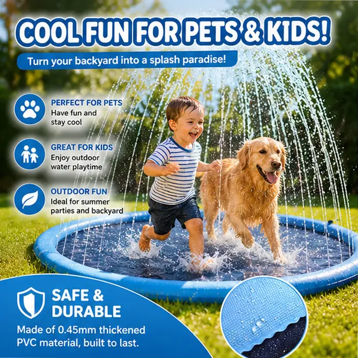 Piscine gonflable pour chien