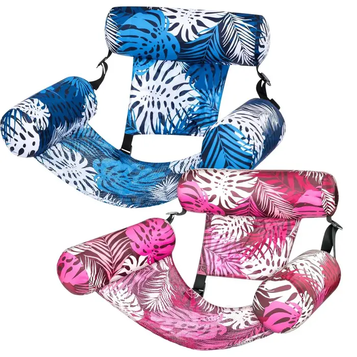 Nouveau matelas gonflable flottant pour piscine, hamac aquatique, lit de plage, chaise de natation pliable pour sports nautiques