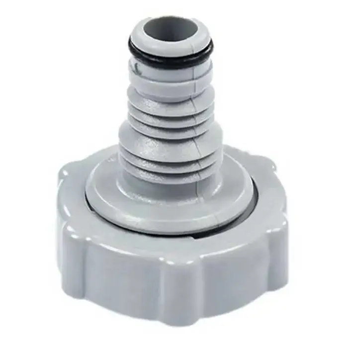 Vanne de Vidange P6H1419 pour Piscine, 1 Pièce, Adaptateur de Tuyau Gris