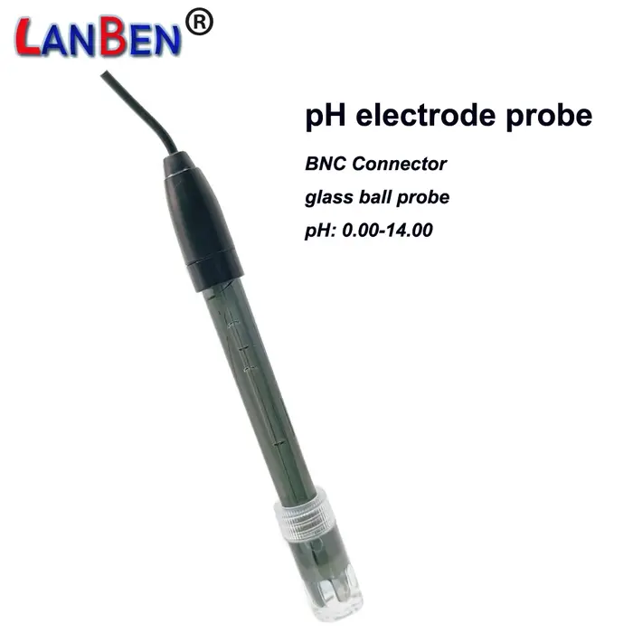 Sonde d'Électrode de pH Professionnelle, Capteur de Laboratoire Hydroponique d'Aquarium, Connecteur