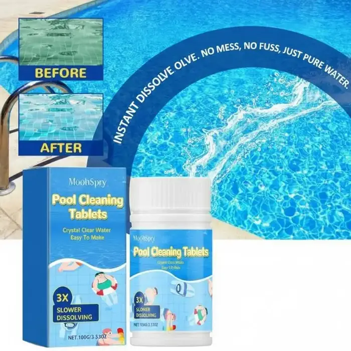 Nettoyant hivernal pour piscine, clarifiant d'eau à action rapide, floculant, prévient la turbidité,