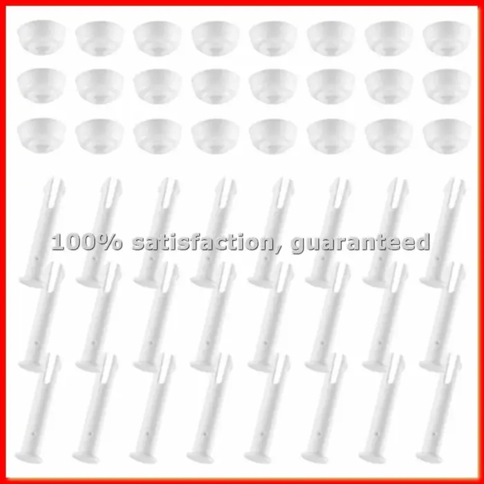 24 broches de raccordement en plastique et joints en caoutchouc pour piscines hors sol à structure r