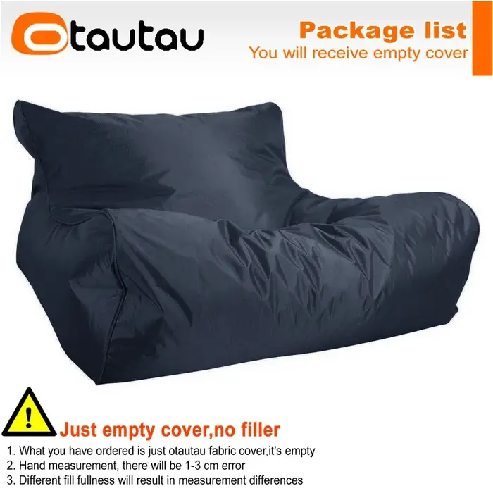 OTAUTAU-Pouf flottant imperméable pour piscine, housse de chaise longue, pouf sans remplissage, cana