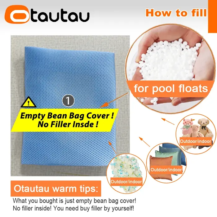 OTAUTAU S 100 cm piscine maille Seastar pouf couverture flotteurs DD199【pas de remplissage à l'intérieur! Vous devez acheter des remplisseurs par vous-même!】