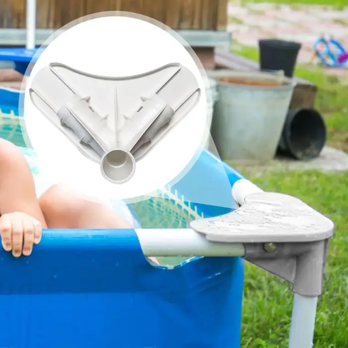 Connecteur d'angle en plastique pour structure de piscine