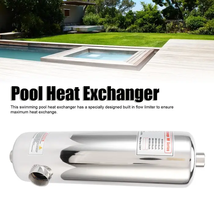 Échangeur de chaleur de piscine 60kw