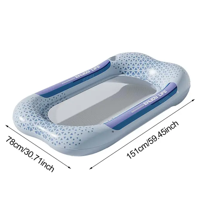 Hamac flottant gonflable pour piscine, transat gonflable pour bronzage, flotteurs de piscine pour ad