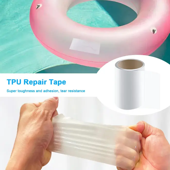 Bande de réparation de piscine en TPU