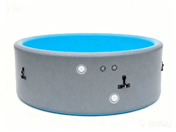 Piscine gonflable, piscine hors sol en PVC pour l'extérieur, piscine portable, piscine familiale ronde robuste pour enfants