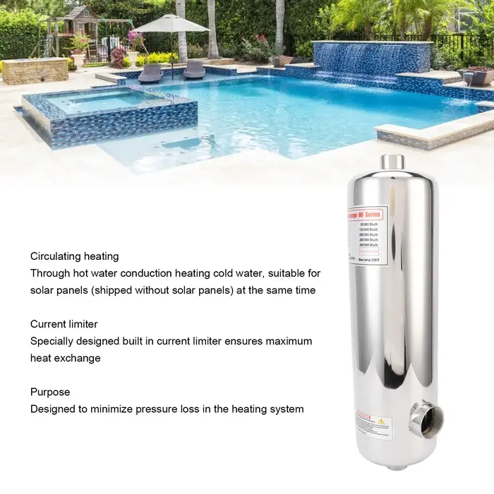 Échangeur de chaleur de piscine 60kw