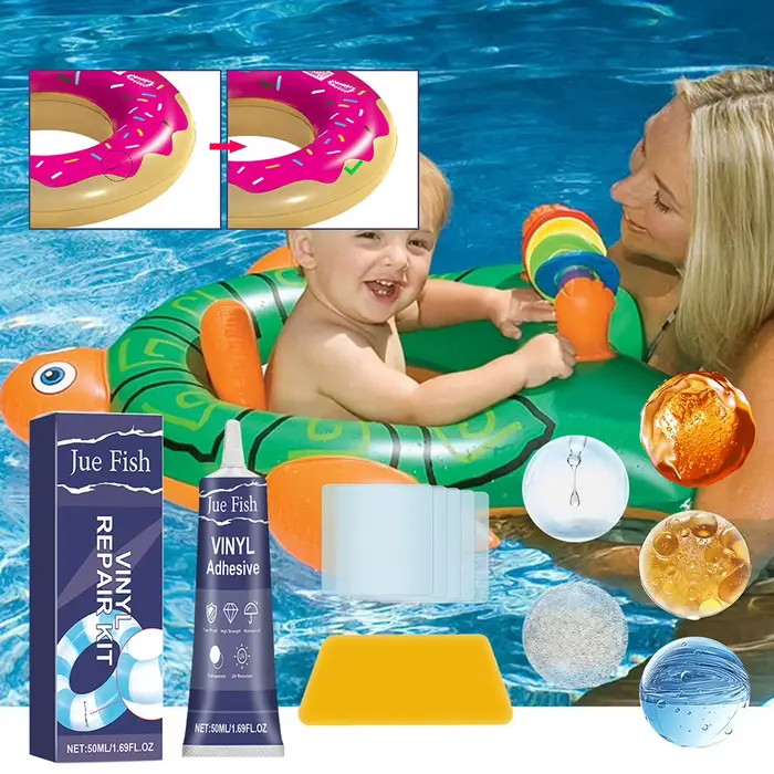 Kit de réparation de patchs de revêtement de piscine