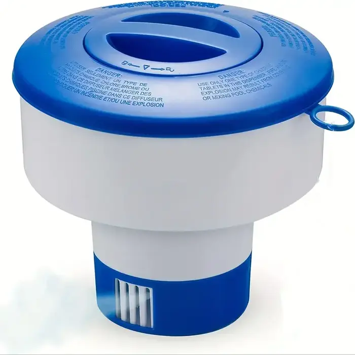 Flotteur à chlore pour piscine adapté à 3 tables de 7 diamètres - Stérilisateur automatique pour pas